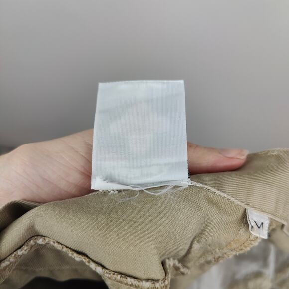 Vintage Y2K Aldo Gianne Embroidered Pants Womens Medium Tan Floral Butterfly - Picture 8 of 10